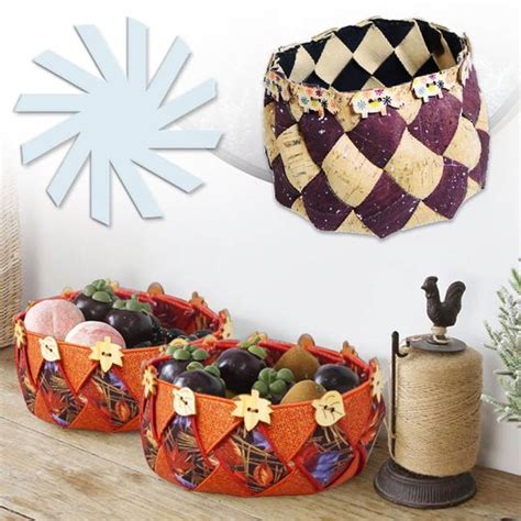 Witchcraft woven spiral storage basket